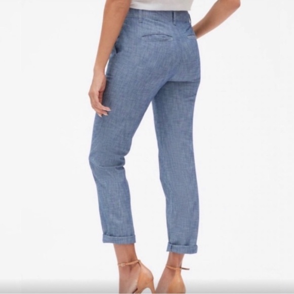 Gap Girlfriend Chino Pants -size 0 - Picture 2 of 7